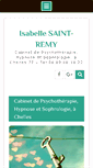 Mobile Screenshot of isabellesaintremy.com